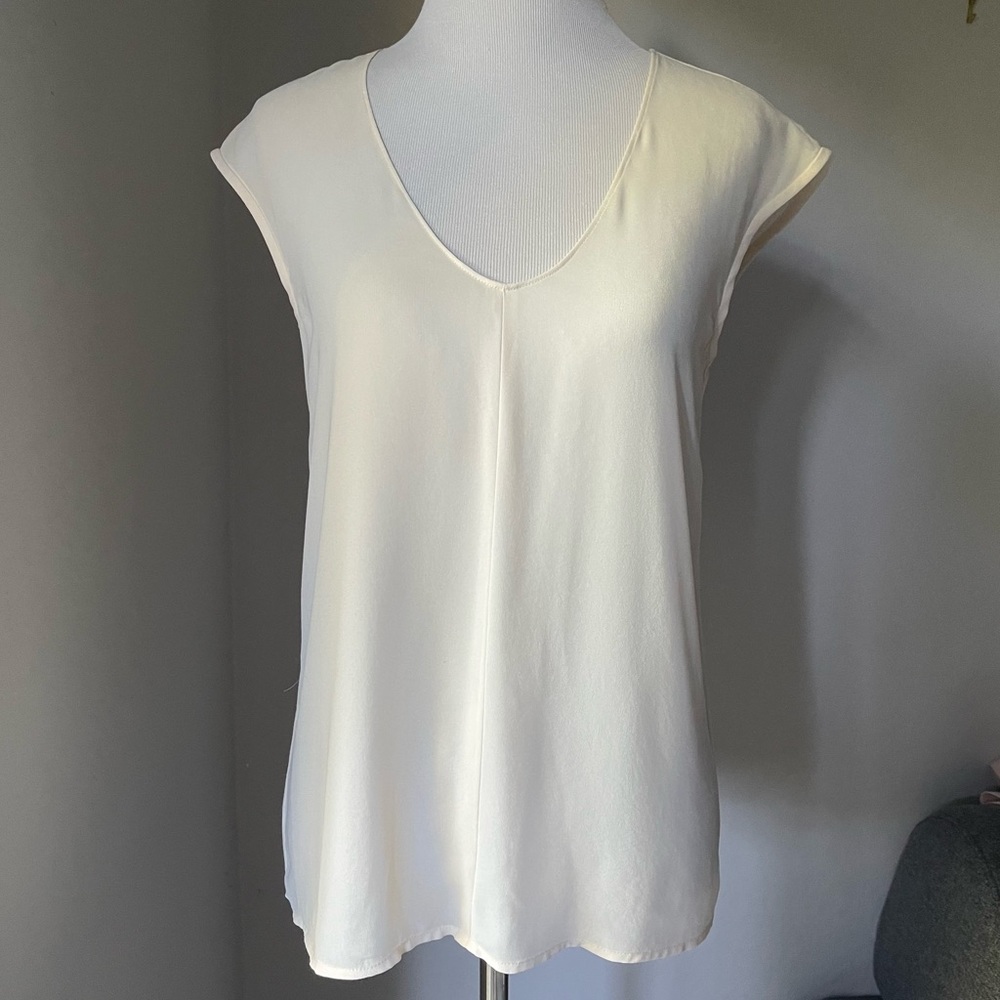 J. Crew V-neck Silky Top